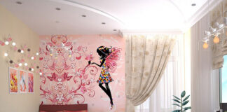 Dekorowanie pokoju z modnymi tapetami dla dziewczynek